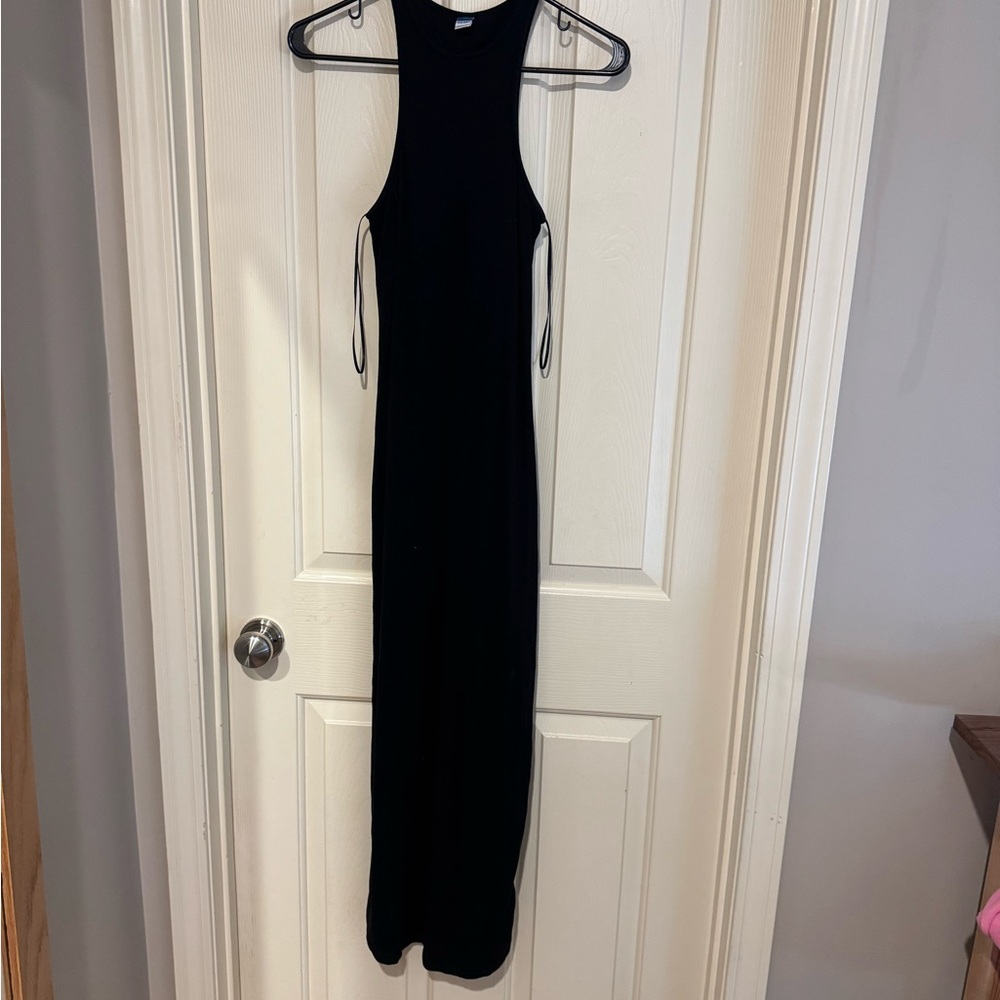 Old Navy Black Sleeveless Maxi Dress